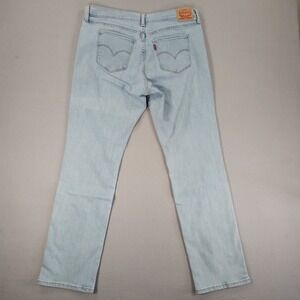 Levis 314 Jeans Womens 33 Shaping Straight High Rise Slim Denim Stretch 90s
